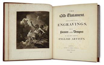 (BIBLE.) The Old Testament [&] New Testament, Embellished with Engravings, from Pictures and Designs by the Most Eminent English Artist